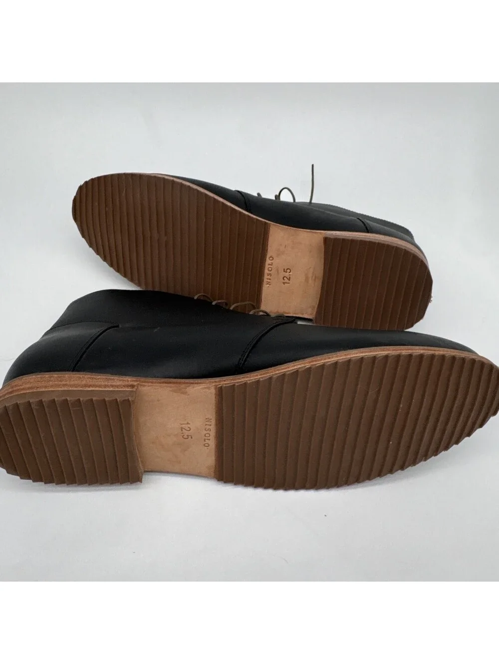 Men’s Nisolo Everyday Chukka Boots Black Leather Size 12.5 Weatherproof